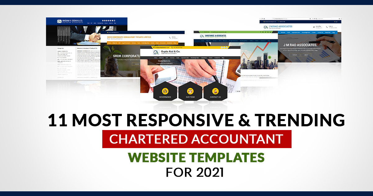 Chartered Accountant Responsive Website Templates Free Download 