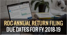 ROC Annual Return Filing Due Dates for FY 2021-22