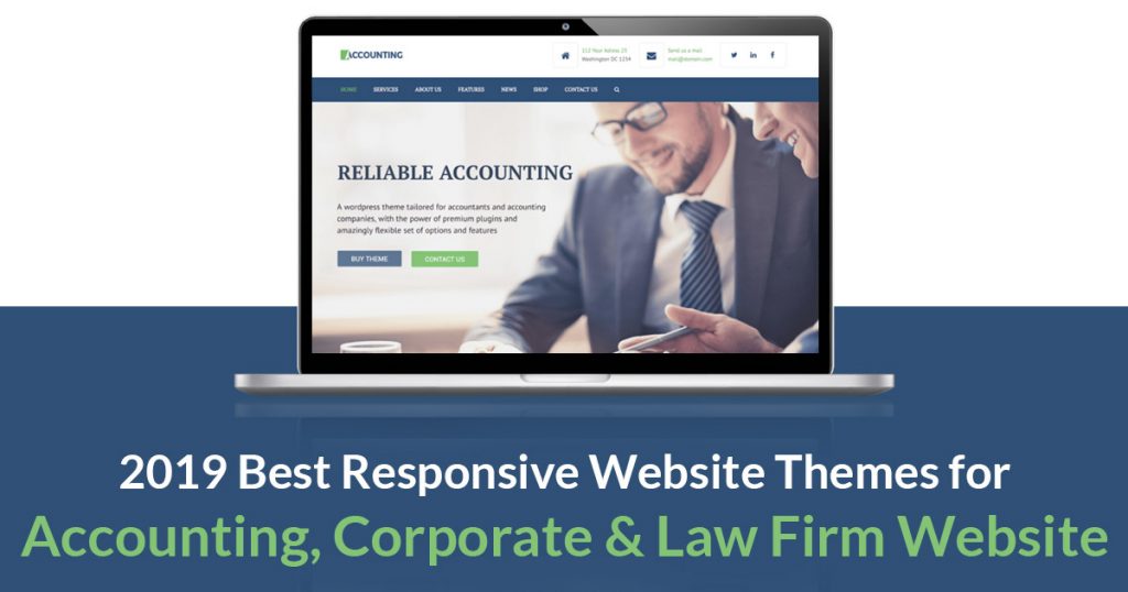 Responsive Website Themes for CA, CS & Lawyer