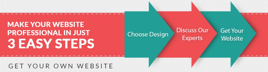 Three easy steps choose website