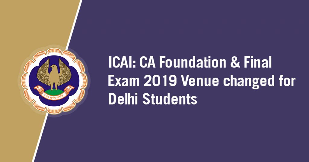 ICAI CA Foundation and Final Exam