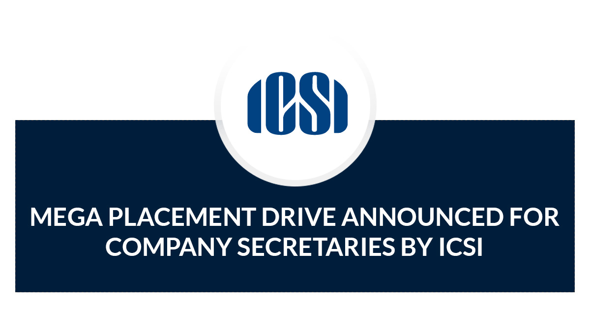 mega placement drive for company secretaries