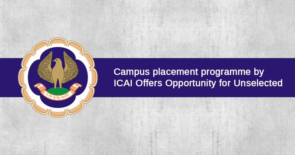 placement programme by ICAI