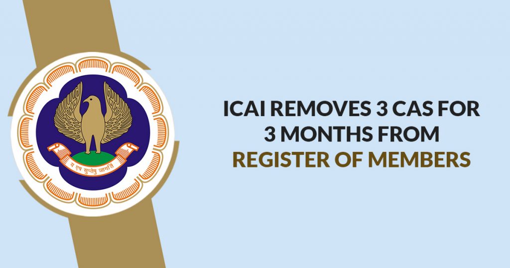 ICAI Removes From Register of Members