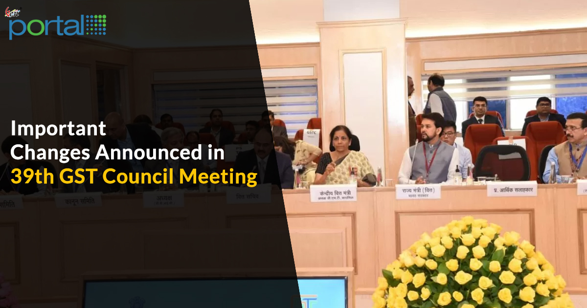 39th GST Council Meeting