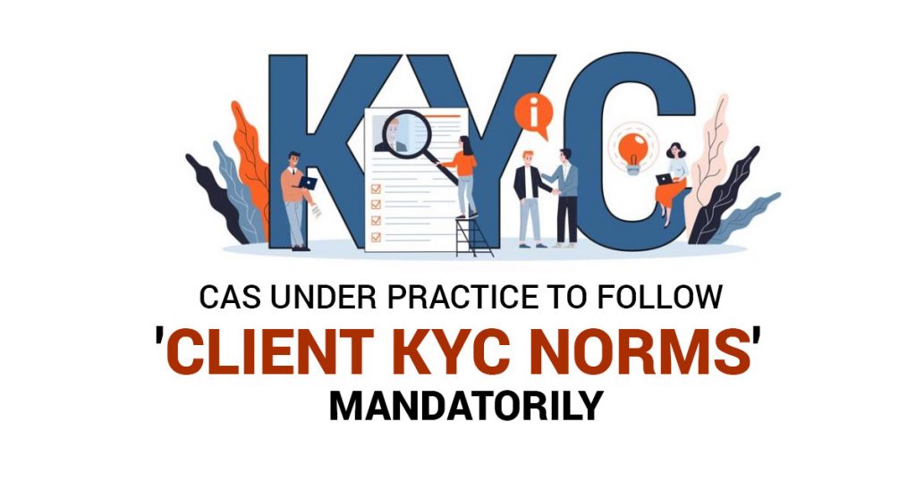 Client KYC Norms for CAs