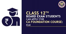Class 12th Board Exam Students can Apply CA Foundation Course: ICAI