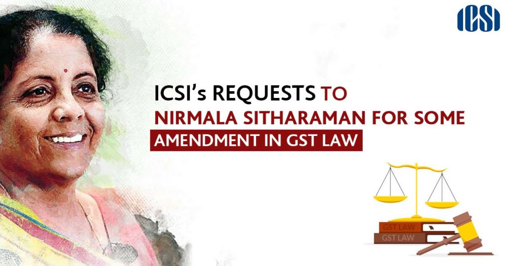 ICSI’s requests to Nirmala Sitharaman