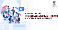 Central Govt notification to amend CAs Procedure of Meetings