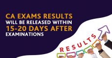CA Exams Results will be released within 15-20 days after Examinations