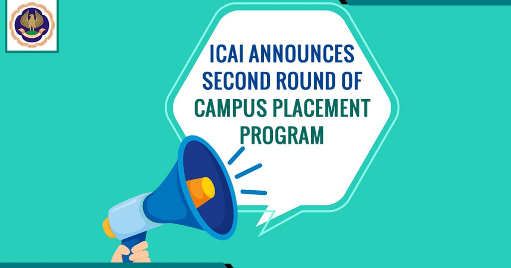 ICAI Announces Campus Placement Program