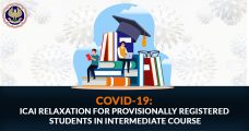 COVID-19: ICAI Relaxation for Provisionally Registered Students in Intermediate Course