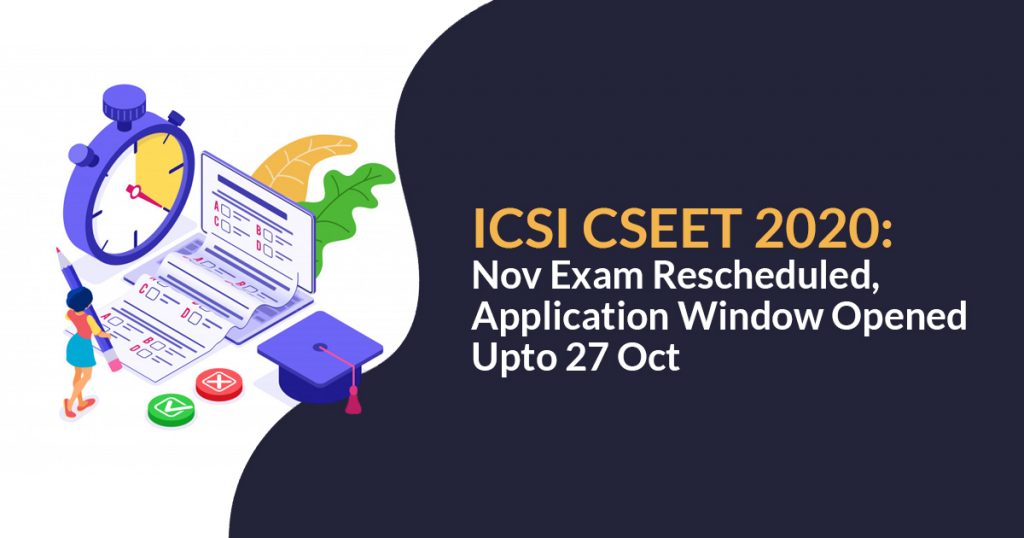 ICSI CSEET 2020:Nov Exam November 2020