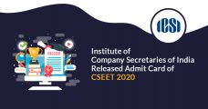 Institute of Company Secretaries of India released admit card of CSEET 2020