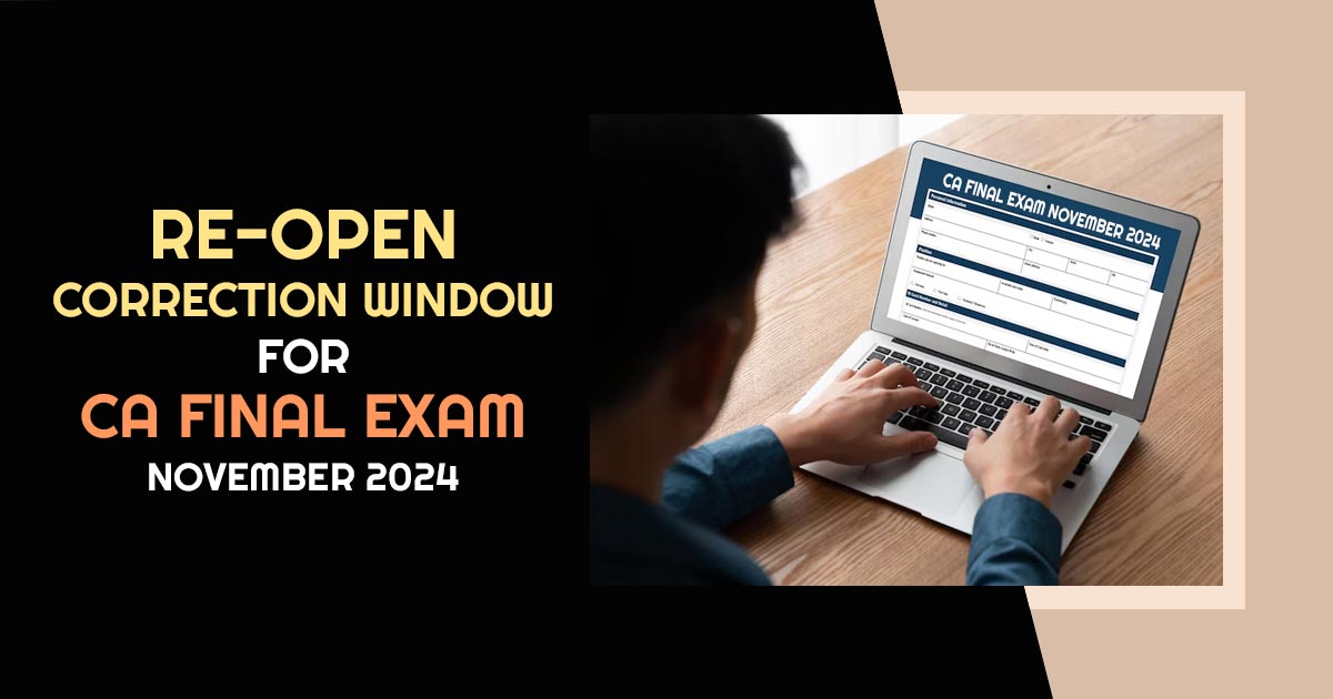 Re-opening Online CA Exam November 2020