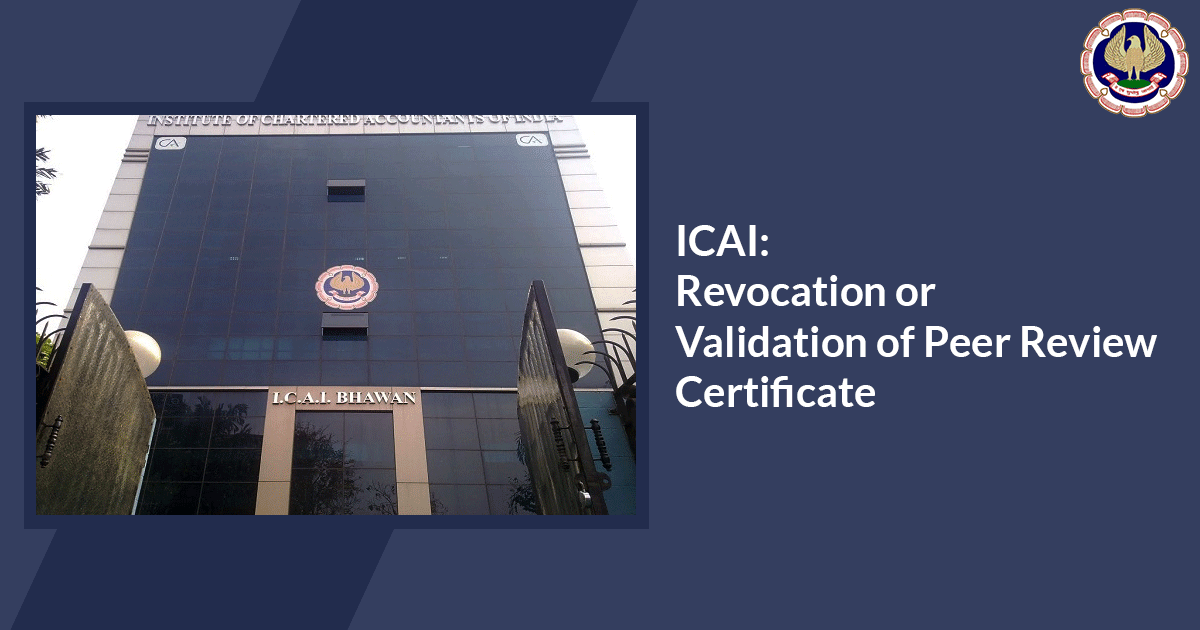 ICAI: Revocation for Validation of Peer Review Certificate