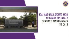 ICAI and IIMA signed MoU to Share Specially Designed Programmes to CA's