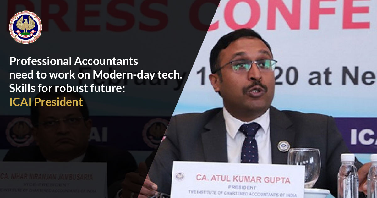 Skills for robust future ICAI President