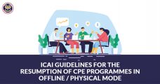 ICAI Guidelines for the Resumption of CPE Programmes in Offline / Physical Mode
