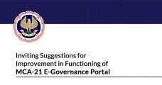 ICAI Invites Suggestions for Improvements In MCA-21 E-Governance Portal