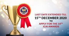 Last date Extended till 15th December 2020 to apply for the 14th ICAI Awards