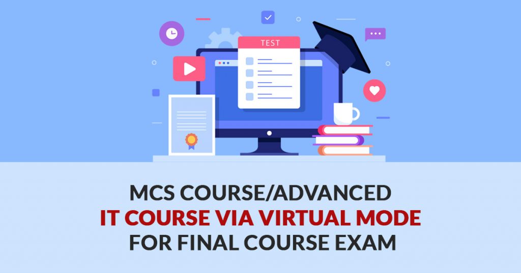 Virtual Mode for Final course Exam