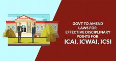 Govt to amend Laws for effective Disciplinary points for ICAI, ICWAI, ICSI