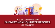 ICSI Extend Date for submitting 4th Quarter Reports of Trainees