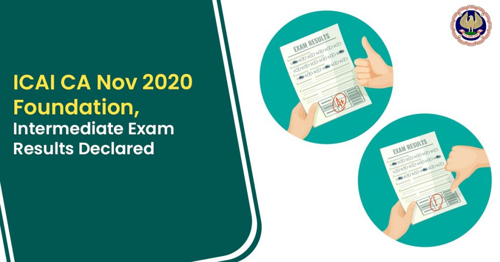 ICAI CA Nov 2020 Exam Results