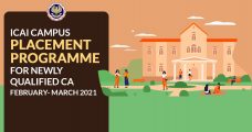 ICAI Campus Placement Programme for Newly Qualified CA February-March 2021