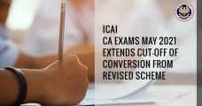 ICAI CA Exams May 2021 Extends Cut-off of conversion from Revised Scheme