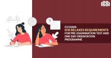 CS Exam: ICSI Requirements for Pre-Examination Test and Programme