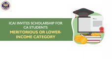 ICAI Invites Scholarship for CA Students -Meritorious or Lower-Income Category