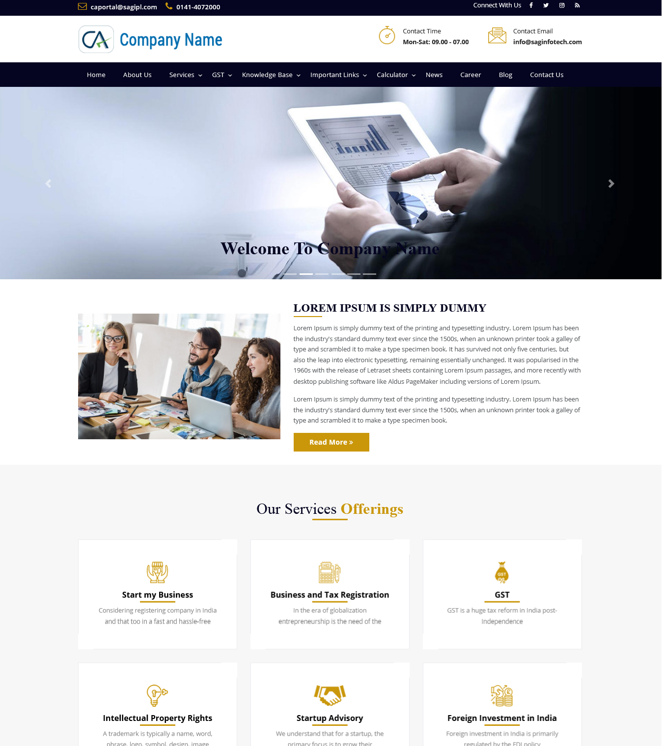 Top Chartered Accountant Website Templates for Firm in 2024