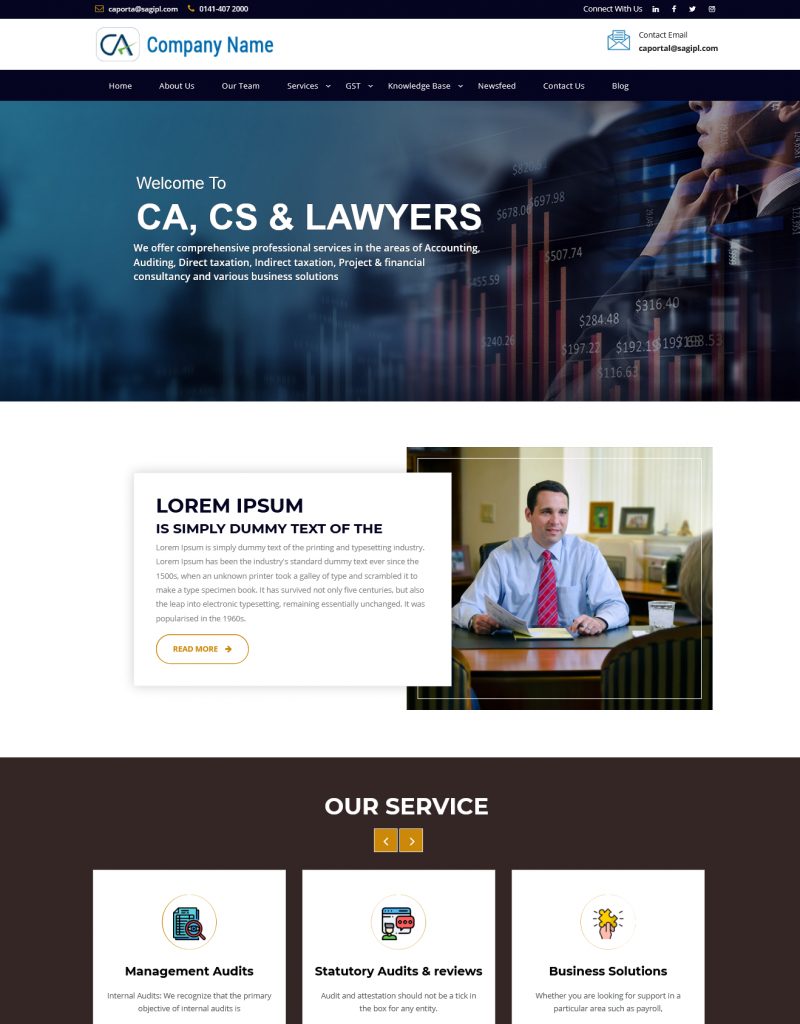 Top Chartered Accountant Website Templates for Firm in 2024