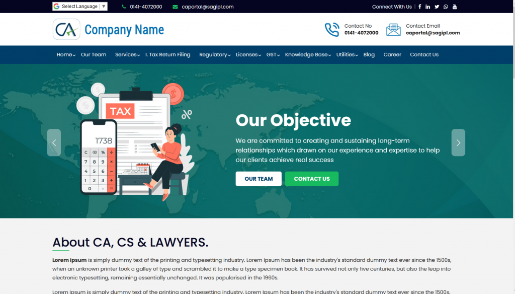 Top Chartered Accountant Website Templates for Firm in 2024