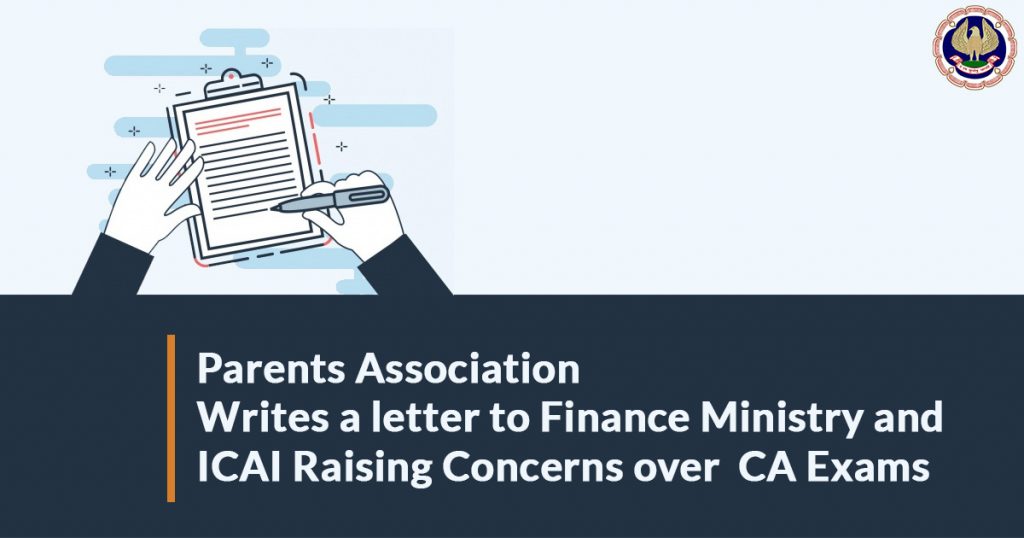 Writes a letter to Finance Ministry and ICAI Raising Concerns over CA Exams