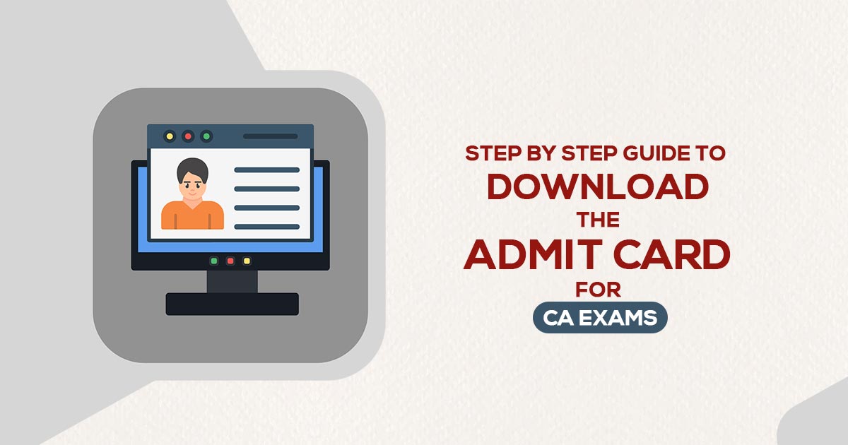 Admit Card for CA Exams 2021