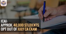 ICAI: Approx. 40,000 Students Opt Out of July CA Exam