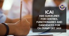 ICAI has Guidelines for Centres, functionaries and Candidates CA Exams Dec 2021