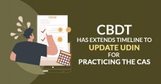 CBDT has Extends Timeline To Update UDIN For Practicing the CAs