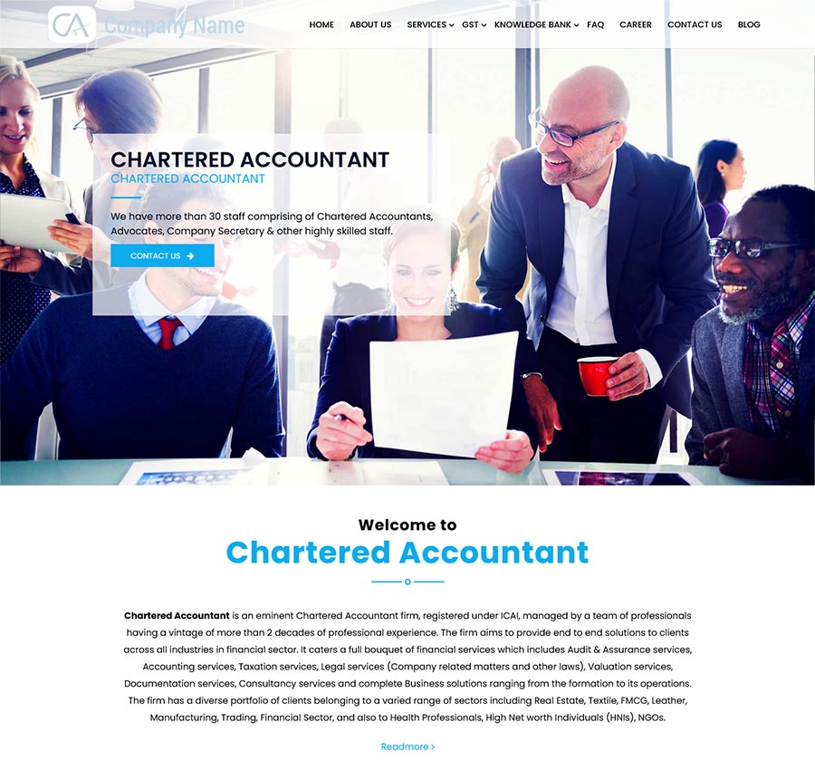 Accountant Design Theme 83