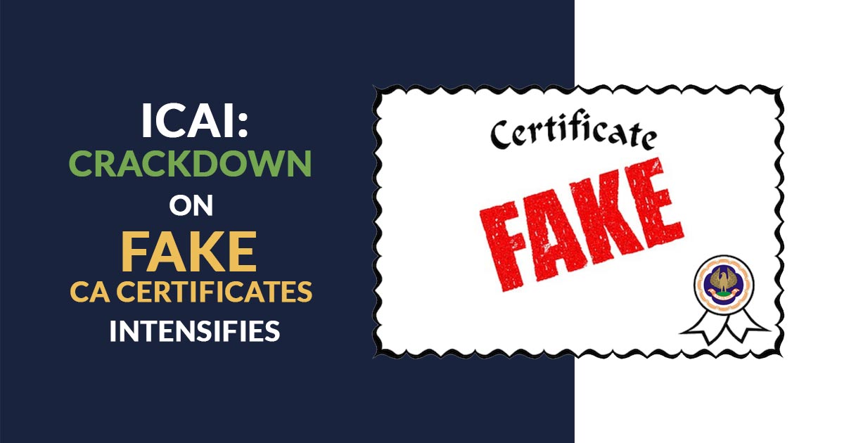 ICAI: Crackdown on Fake CA Certificates Intensifies