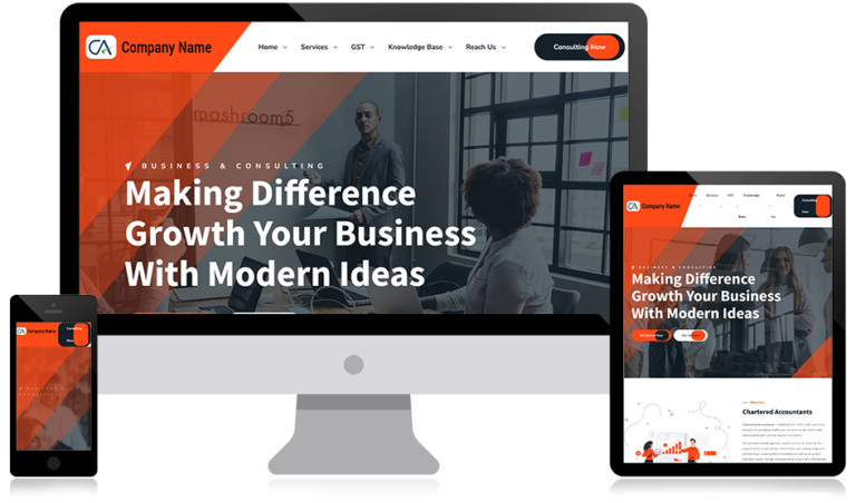 Dynamic Design Template 88 for Modern CA Business Website