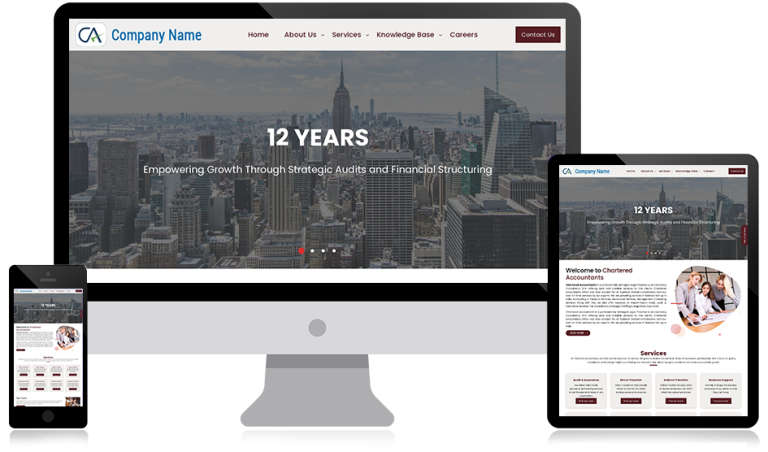 Build Accounting Practice Website with CA Portal Template 96